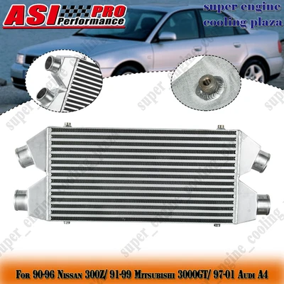 Fits 90-96 Nissan 300Z 91-99 Mitsubishi 3000GT 97-01 Audi A4 Turbo Intercooler - Изображение 1 из 4