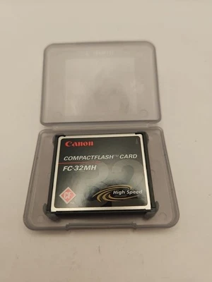Canon High Speed CF Compact flash Digital Camera Memory Card FC-32MH - Image 1 of 4