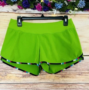Pantaloncini sportivi Reebok CrossFit donna verde brillante orlo colorato logo taglia S - Foto 1 di 11