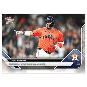 2025 MLB Topps Now #173 Issac Paredes Houston Astros PR 255 - Picture 1 of 2