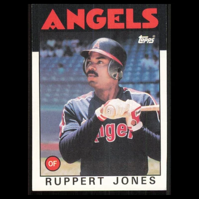 Ruppert Jones #464 1986 Topps California Angels Baseball Card MLB NM - Image 1 of 3