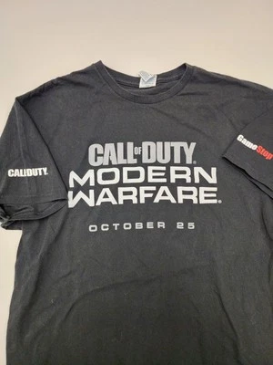 Camiseta Promocional Call Of Duty Modern Warfare GameStop Rara Talla Grande Foto 1 de 4