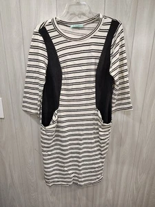 Damen Vintage Chris und Carol Gr. L Streifen Kleid Lehrer Freizeit Büro Retro - Bild 1 von 6