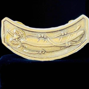 Neu HARLEY-DAVIDSON Ladies Of Harley "HOG" 2005 Messing Rocker Weste Pin BikerWear - Bild 1 von 5