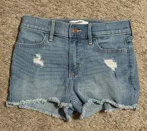 Abercrombie Kids High-rise Shortie Shorts Sz 9/10 - Picture 1 of 2