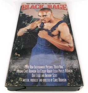 Black Rage VHS Blaxploitation Exploitation Martial Arts Front Row Entertainment  - Picture 1 of 3