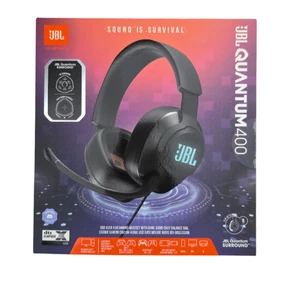JBL Quantum 400 Gaming-Headset - Wired 3,5 mm Klinke und USB – Schwarz - NEU OVP - Bild 1 von 3