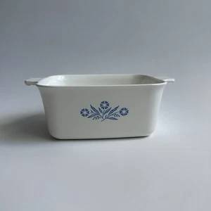 Vintage Corning Ware Blue Cornflower White Casserole Dish P-4-B 1.5 Quart No lid - Picture 1 of 18