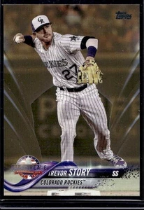 2018 Topps Update Series GOLD #US207 Trevor Story 0954/2018 Rockies All-Star - Picture 1 of 2