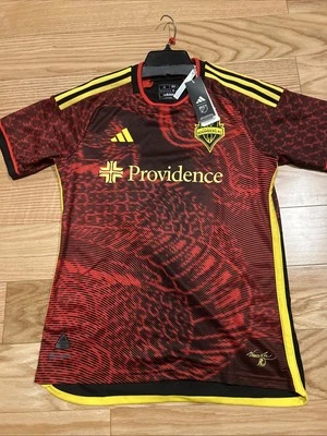 adidas MLS Seattle Sounders FC Authentic Away Jersey Sz M HI1837 Men’s Soccer - Image 1 of 4