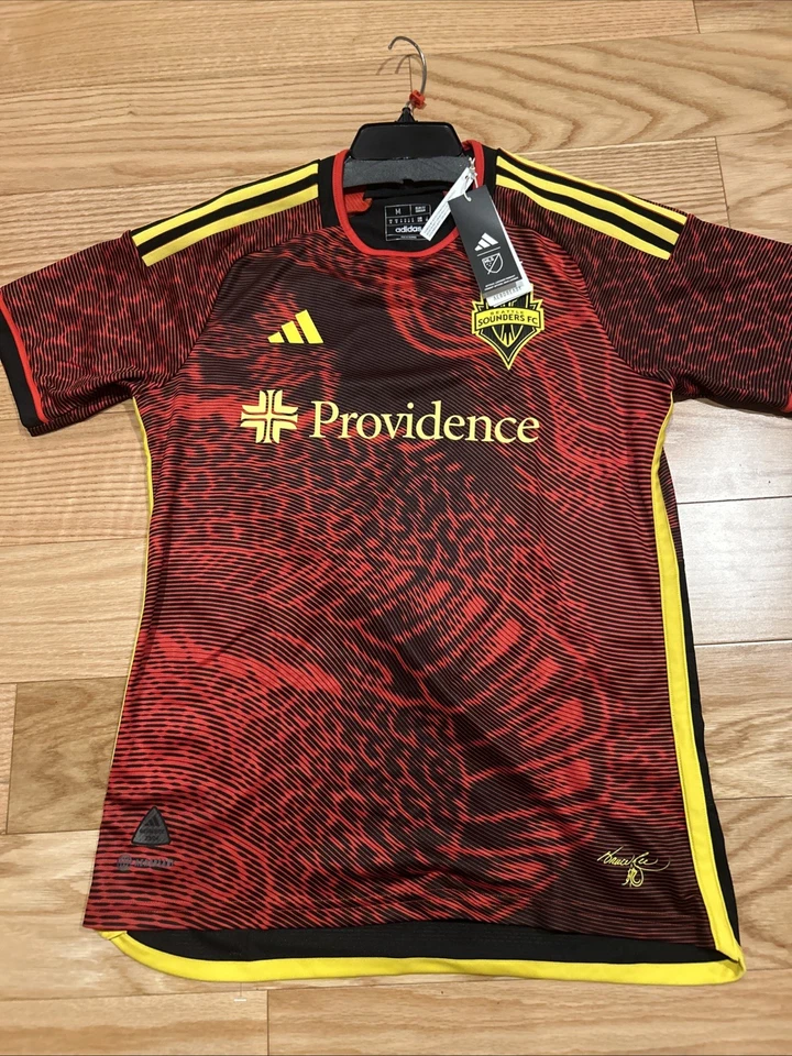 adidas MLS Seattle Sounders FC Authentic Away Jersey Sz M HI1837 Men’s Soccer - Image 1 of 4