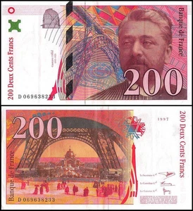 France 200 Francs, 1995-1999, P-159, Used - Picture 1 of 1