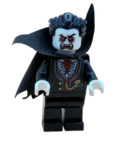 LEGO Monster Fighters Lord Vampyre & Cape Vampire Minifigure - Glow In The Dark