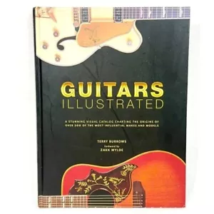 Guitars Illustrated Hardcover Book Featuring 200 Influential Guitar Models/Makes - Picture 1 of 7