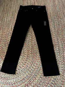 Men's Abercrombie&Fitch Skinny Leg, Stretch, Low Rise, Black Jeans Size 32x32 - Picture 1 of 2
