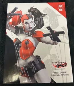 Batman HARLEY QUINN Red, White, Black STATUE  Emanuela Lupacchino New Sealed MIB - Picture 1 of 2