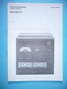 Service Manual für Schneider Midi 2260 CD ,ORIGINAL - Bild 1 von 1