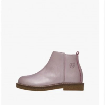 Botines Naturino Daisie de cuero rosa nuevos con etiquetas - talla 10,5 Foto 1 de 4