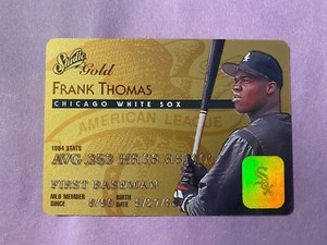 Frank Thomas 1995 Donruss Studio Baseball Gold #1 Chicago White Sox