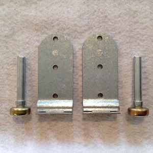 2 Todco Truck Door Bottom Bracket & 1" Roller Roll Up Box Truck Zinc Plated HW - Picture 1 of 4