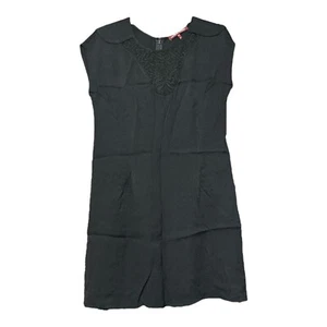 Comptoir Des Cotonniers Womens Black Short Sleeve Dress Size 38 Medium - Picture 1 of 6