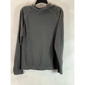 REEBOK Men's Gray Hooded Pullover Lightweight Long Sleeve Shirt SZ S - Picture 1 of 10