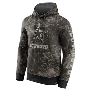 Sudadera con capucha de sombra de marca Dallas Cowboys Fanatics - negra - Imagen 1 de 2