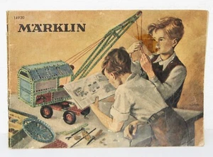 Märklin 14920 instrucciones para kit de metal 04.59 - EXCELENTE - Imagen 1 de 3