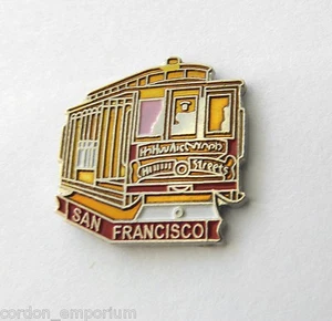 INSIGNIA DE PIN DE SOLAPA DE TRANSPORTE DE TRANVÍA DE CARRO DE SAN FRANCISCO 1 PULGADA - Imagen 1 de 1