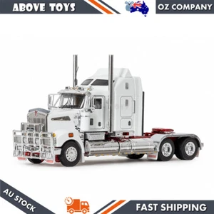 Drake 1:50 Scale Kenworth T909 White With Red Chassis Truck Model Collectible - Picture 1 of 5