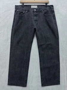 Vintage Y2K Marc Ecko Black Baggy Denim Jeans Size 36x29 - Picture 1 of 6