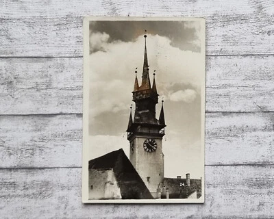 AK Znaim Turm Rathaus Znojmo Architektur Uhr Ansichtskarte alt Postkarte 2. WK - Bild 1 von 2