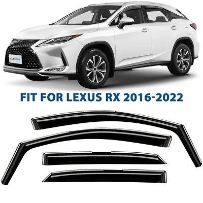 Protectores de lluvia viseras de ventilación pantalla para Lexus RX 2016-2022 Foto 1 de 4