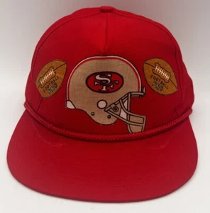 Vintage 90's The Game San Francisco 49ers Snapback Hat - Picture 1 of 9