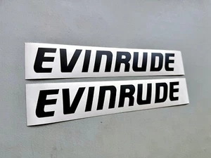 Evinrude Vintage Outboard Decals Motor SET OF 2 Vinyl Decal Stickers - Picture 1 of 3