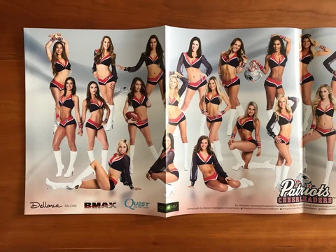 *NEW* 2016 New England Patriots Cheerleaders Poster! Super Bowl LI Champions! Cover