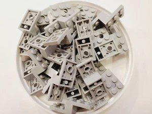 25X - Lego - Light Bluish Gray Bracket 5 x 2 x 1 13 with 2 Holes (11215) new - Picture 1 of 1