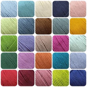 DMC Natura Just Cotton 4ply Knitting Crochet Yarn Wool 50g Full Range - Picture 1 of 75