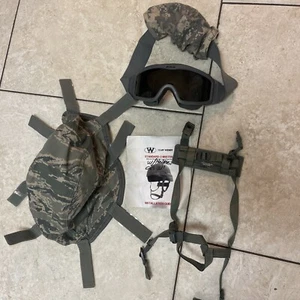 Team Wendy Standard Helmet Retention Chin Strap, Cover & ESS Goggles Tactical - Picture 1 of 12