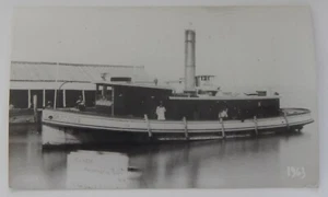 Steamship Steamer CLYDE real photo postcard RPPC - Picture 1 of 2