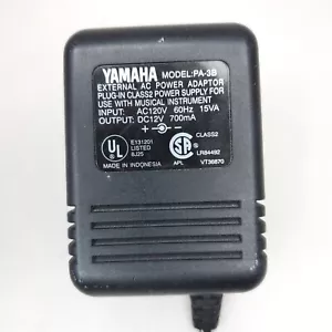 YAMAHA PA-3B Original OEM 12V 700mA Genuine AC Power Adapter for Keyboards - Picture 1 of 4