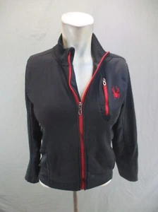 SPYDER Size M (10-12) Boys Full Zip Stand Collar Zip Pocket Athletic Jacket 878 - Picture 1 of 9