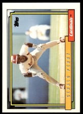 1992 Topps Gerald Perry Baseball Card St. Louis Cardinals #498