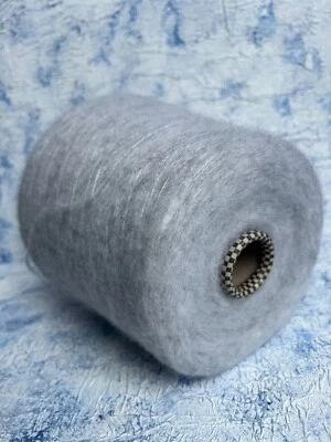 CARIAGGI Cashmere/silk 74/26% fluffy yarn art Nuage 1200m/100g, per 100g (3.52oz)