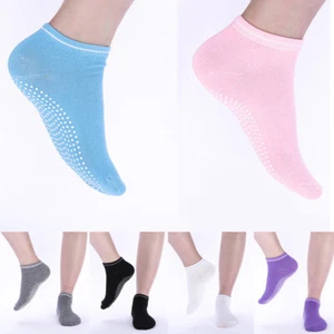 Women Anti-Skid Yoga Socks Grips Sports Socks Non-slip Slippers Socks Casual CA - Picture 1 of 22