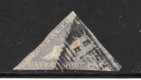 Cape of Good Hope #5 The 1855 6 Pence Used C.V. $300.00 Cover