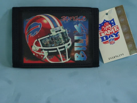 BUFFALO BILLS  Sublimation Logo TriFold Wallet NWT Cover
