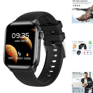 Bluetooth Call Smart Watch Waterproof Heart Rate Fitness Tracker for Android IOS