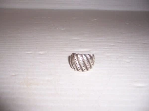 Antique Late 1800s Native American Navajo Indian Coin Silver Ingot Ring Size 7 - Picture 1 of 8