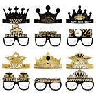 6x 2024 Glasses Party Costume Cool Party Karaoke Cool Photo Props New Year